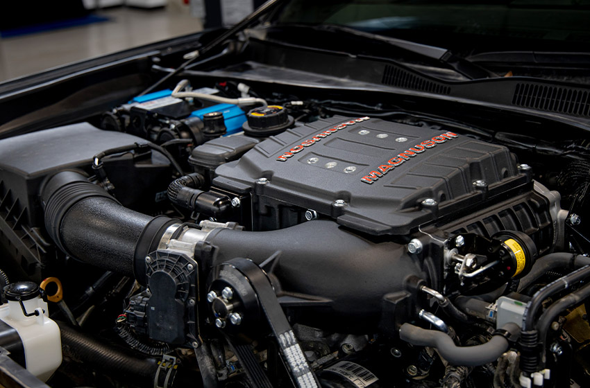 Engine upgrade on a Toyota Tacoma